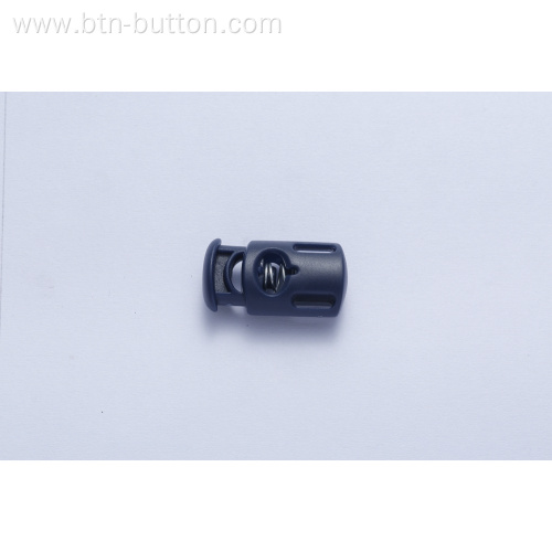 Single hole clothing plastic buckle